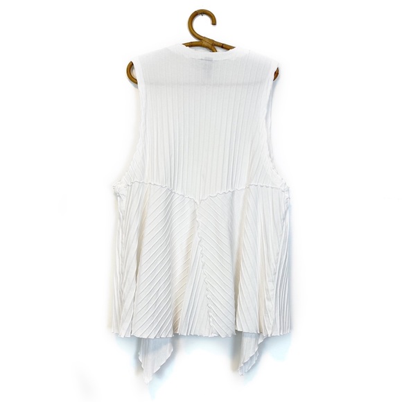 Focus Casual Life | Ribbed Sleeveless Vest 100% Cotton Size XL - Picture 4 of 8